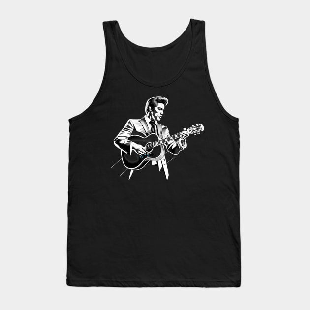 Elvis Presley Tank Top by Aldrvnd